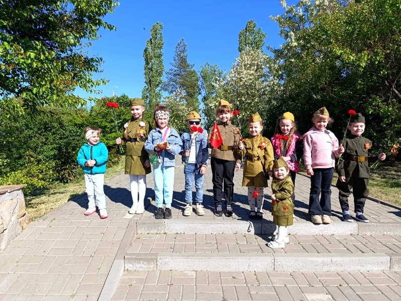 В миллеровском детском саду № 1 прошла акция, посвящённая Дню Победы